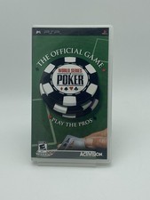 World Series of Poker (Sony PSP, 2005) Case & Game ONLY - Tested