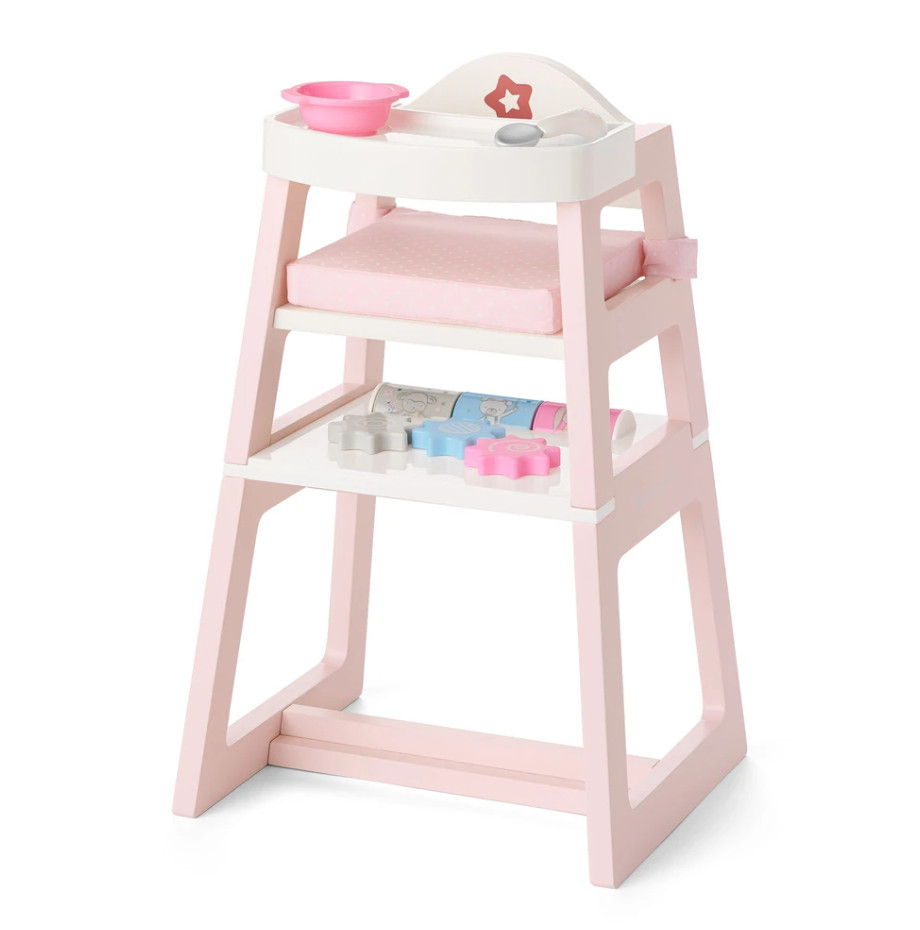 American Girl Bitty Baby Convertible High Chair & Play Table for 15 in Dolls-NEW