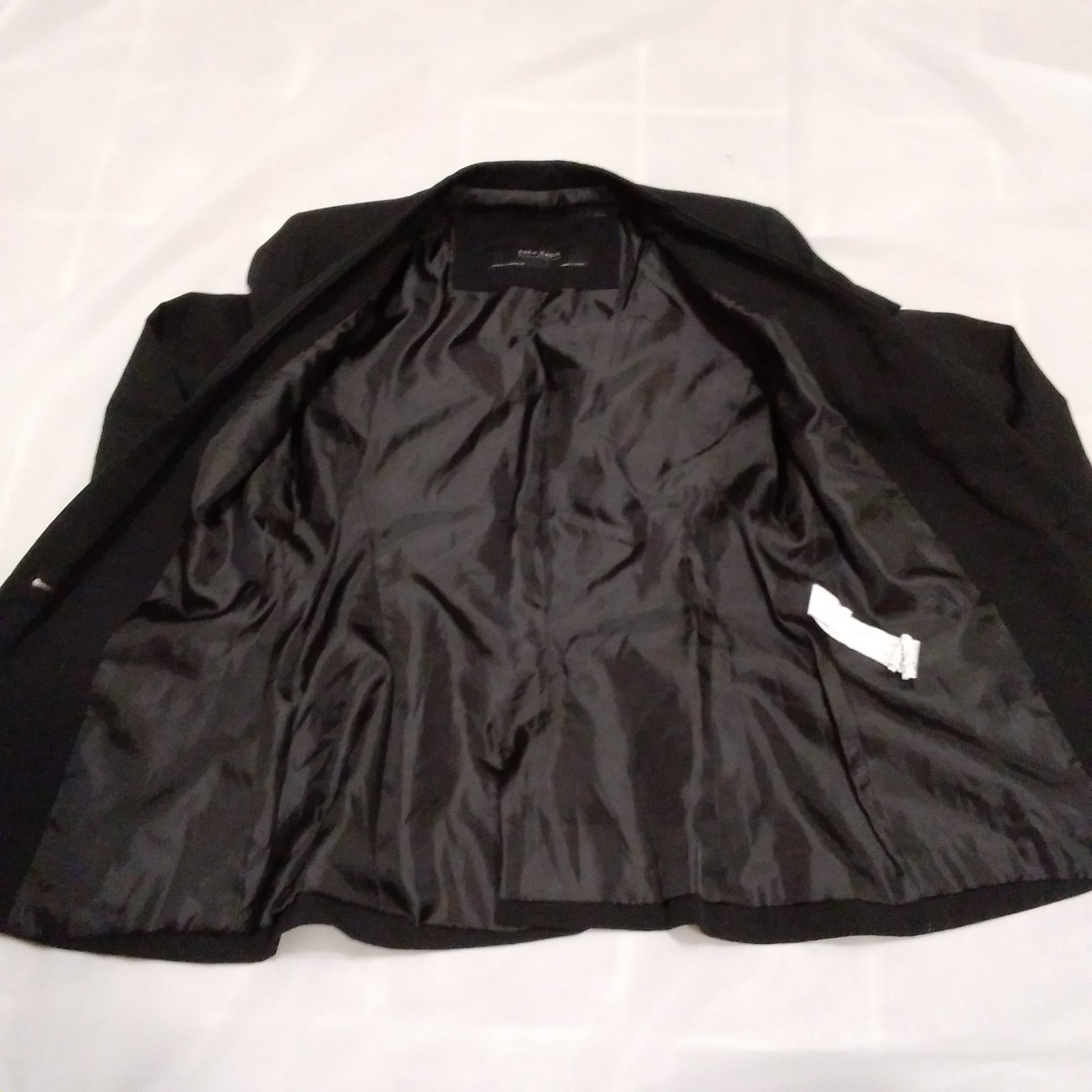 Zara Basic Collection Size 4 Blazer Jacket Black … - image 2
