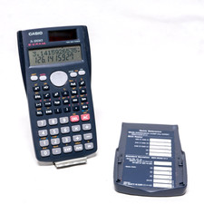 ⭐ Casio FX-300MS Scientific Solar Calculator S-V.P.A.M. + Cover - TESTED ⭐