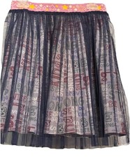 NWT 435 Matilda Jane Girls Word Kind Strong Navy Tulle Skirt Shiny Star Size 12