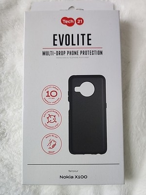 Tech 21 Evolite Multi-Drop Phone Protection Black Case For Nokia X100