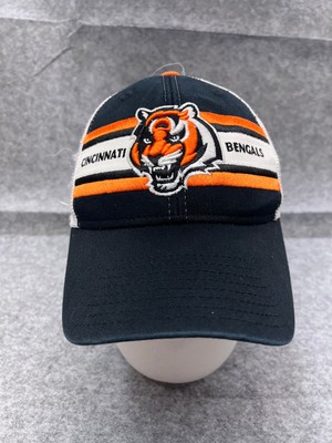 Cincinnati Reds Reebok Hat Cap Fitted Adult Medium Black Orange MLB Cotton Blend
