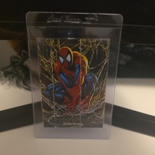 2024 Marvel Masterpieces '92 Platinum Spider-Man Clear Cut Parallel #87
