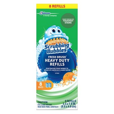 Toilet Bowl Wand Cleaner Refills, Fresh Brush Heavy Duty Cleaner Toilet Refil...