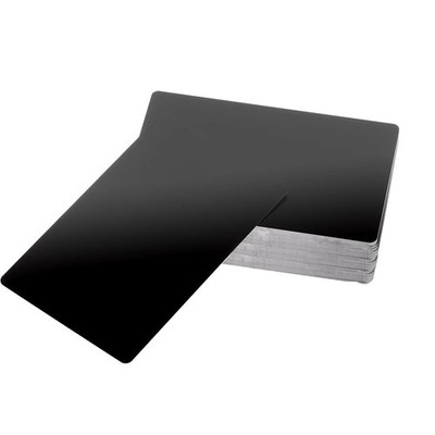150 Pack Black Aluminum Engraving Blanks for CNC Laser Projects