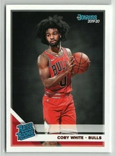2019-20 Donruss #206 Coby White Rated Rookie RC Bulls