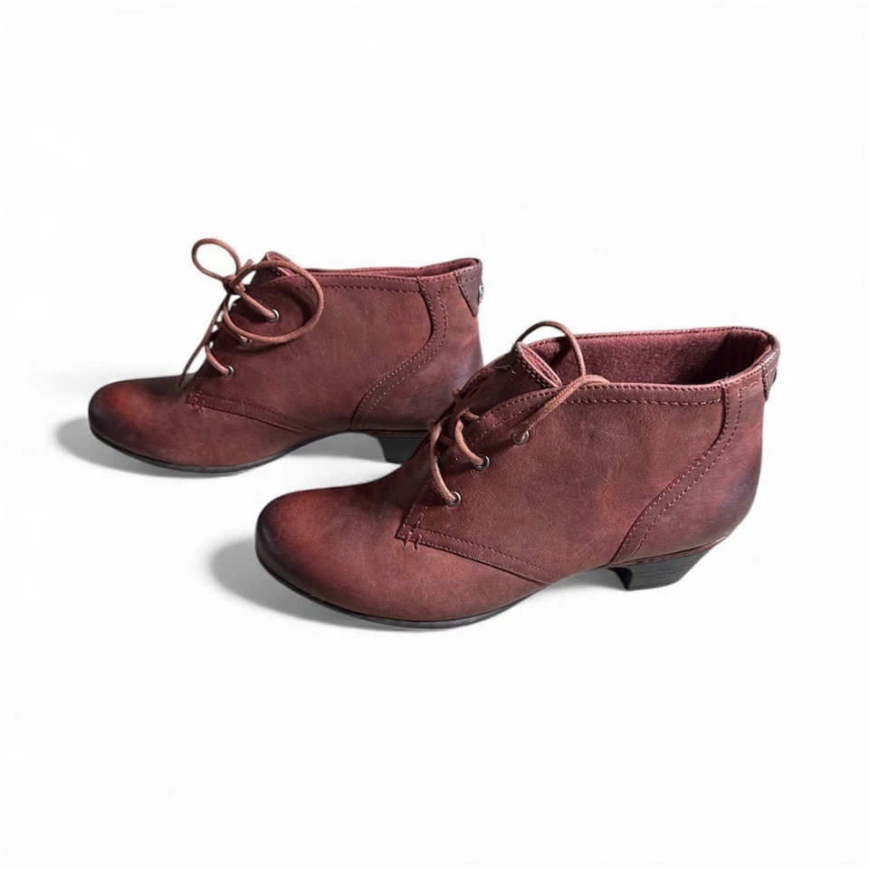 Botas chukka de cuero Rockport para mujer talla 8,5 - botines cómodos al tobillo Foto 4 de 4