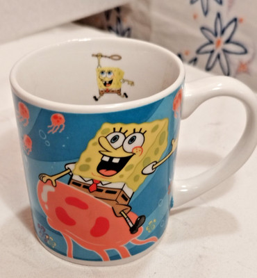 Spongebob Schwammkopf Tasse- Kaffeebecher SquarePants- Pios 2006 - TOP Zustand