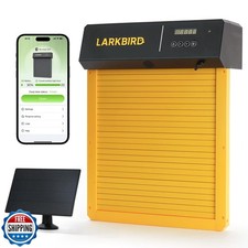 LARKBIRD Automatic Chicken Coop Door with Audio Recall Function, Solar Chicke