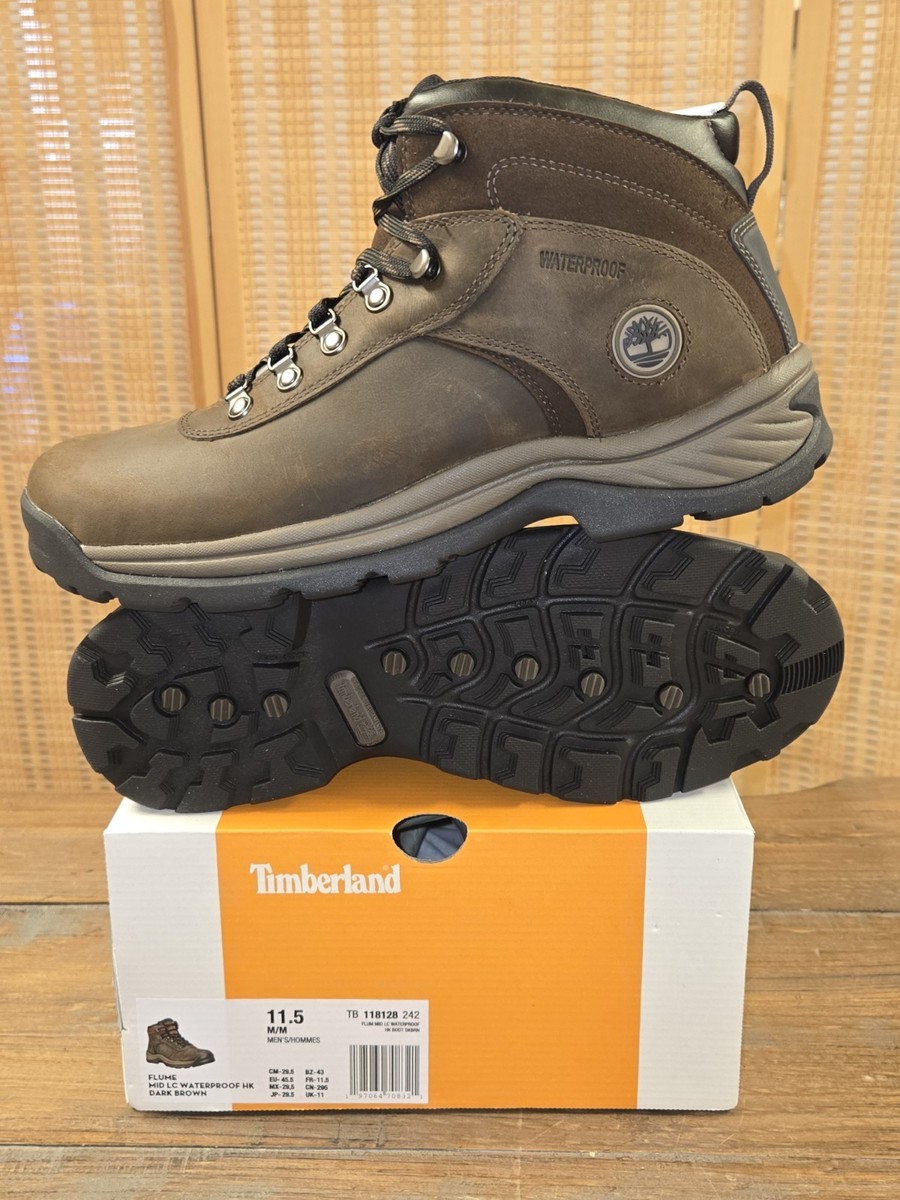 Timberland Flume TB018128242 Men Dark Brown Leather Mid  display picture 1