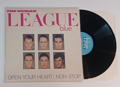 The Human League blue Open Your Heart / Non Stop Year 1981 12 Inch  VS453-12 UK