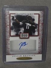 Josiah Bronson 2021 Sage RC Autograph Rookie Auto