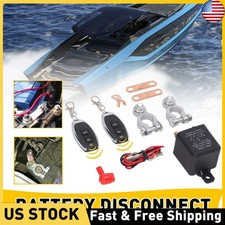 Car Battery Disconnect Cut Off Isolator Master Switch W/ Wireless Remote Control