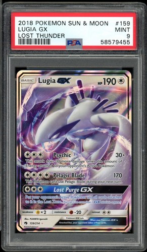Lugia-GX graded PSA 9 for sale on eBay