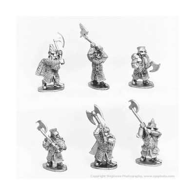 Old Glory Fantasy Mini Dwarves w/Axes Pack New