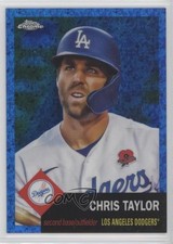 2022 Chrome Platinum Anniversary Blue Mini-Diamond Refractor Chris Taylor 12wz