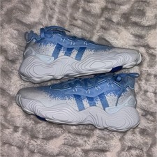 adidas Men s Blue/White Low Top Lace-Up Athle...