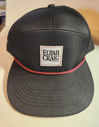 Elijah Craig Bourbon Black Snapback Hat