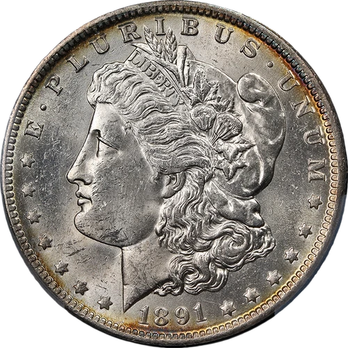 1891-O Morgan Silver Dollar PCGS MS61 Nice Eye Appeal Nice Strike