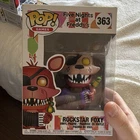 Funko Pop! Games Five Nights at Freddy's Rockstar Foxy #363 Standard Boxed 2018