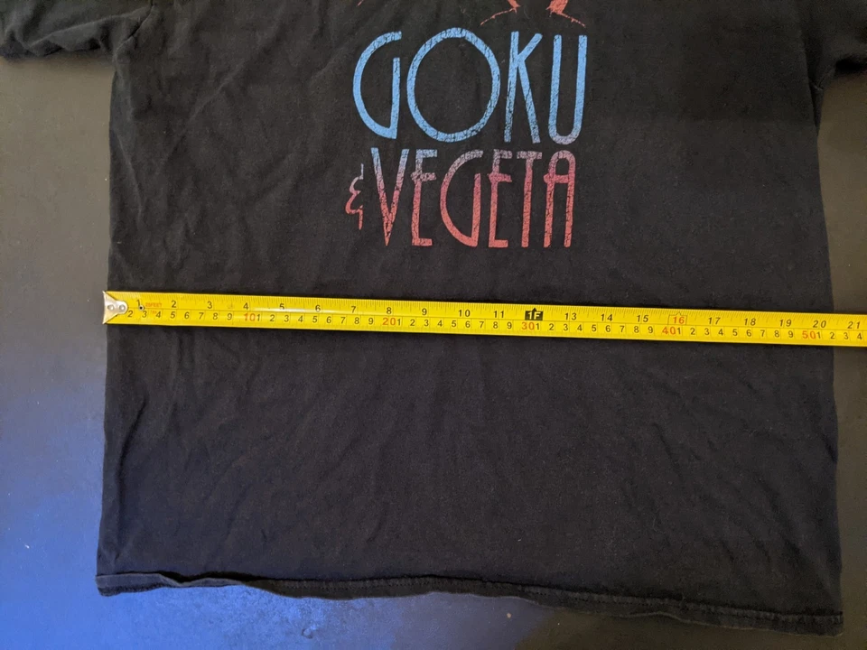 Goku And Vegeta Small Black T-shirt Anime Dragon Ball Z - Image 4 of 4