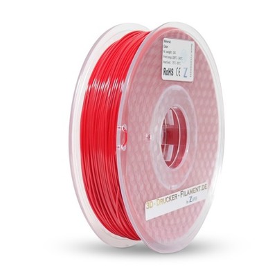 Z3D FLEX TPU 1,75mm ROT 500g 3D Drucker Filament RED für Prototyp Bauplanung
