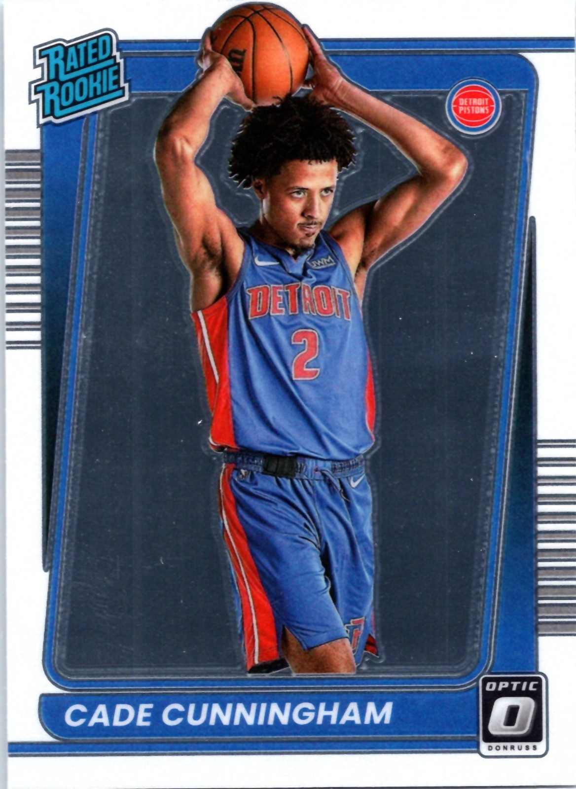 2021-22 Donruss Optic CADE CUNNINGHAM Rated Rookie #161 Detroit Pistons NOCO