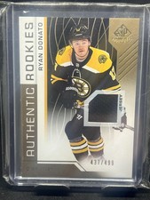 2018-19 SP Game Used #110 Ryan Donato Gold Jersey Relic #/499