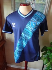 Guatemala Men's Umbro Short Sleeve 2023/24 Away Jersey Blue Sz Medium