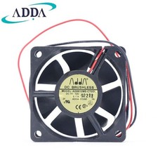 For ADDA AD0612MS-C70GL DC 12V 0.13A 60 60 20mm 2wire Brushless Case Cooling Fan