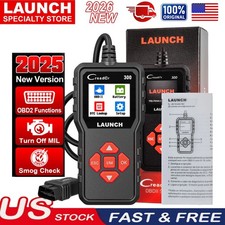 Launch Cr300 Car Obd2 Scanner Check Engine Fault Diagnostic Tool Code Reader