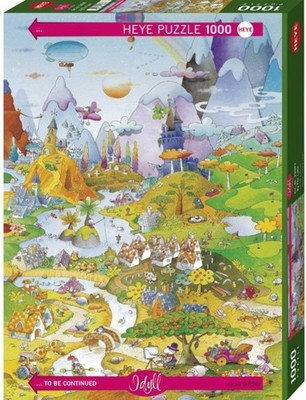 NEW Heye Jigsaw Puzzle 1000 Pieces 9+ Ages Mordillo Idyll By The Lake