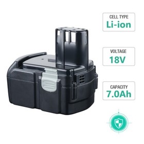 For Hitachi EBM1830 BCL1830 18V Battery HXP 18 V Max Li-ion 7.0Ah for Drill Saw
