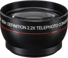 Vivitar Camera Lens 2.2X Pro Telephoto Lens HD4 Optics w/ Case 52mm 55 58 67mm