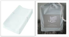 UGG AUSTRALIA BABY NURSERY SEA SALT GREEN DIAPER CHANGING PAD COVER