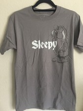 DISNEY Parks Snow White  7 Dwarfs Sleepy Gray T-Shirt Size Small - NWT