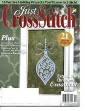 Just Cross Stitch Magazine Nov/Dec2013 15 Holiday Projects, Ornaments  More