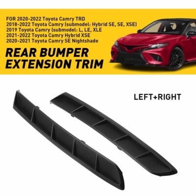 リアバンパーリフレクター Compatible With For Camry 2018 2019 2020 2021 2022 20 Amazon.com: GTINTHEBOX 3D Optic LED Rear Bumper Reflectors Brake Tail  Lights and Sequential Turn Signal Lamps for 2018 2019 2020 2021 2022 2023  2024 Toyota Camry - Red Lens : Automotive 