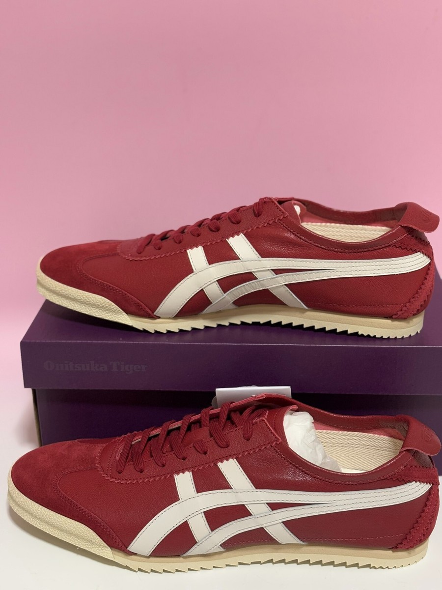 Onitsuka Tiger MEXICO 66 DELUXE 1181A436 BURGUNDY/WHITE With shoe
