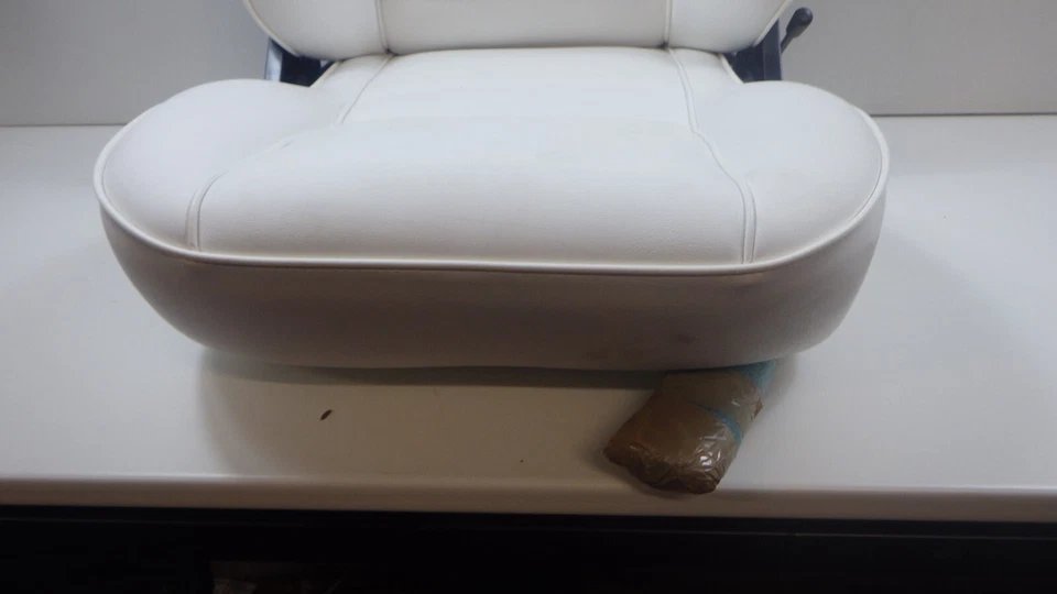 Rover Mini asiento pasajero blanco reclinable Foto 2 de 4