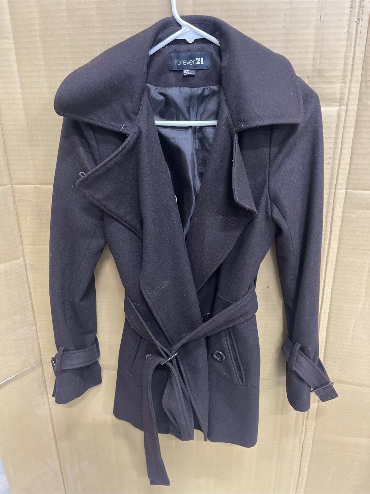 forever 21 dress coat women medium