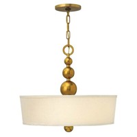 HäNgeleuchte Deckenlampe Pendellampe Stahl Glas Messing Esszimmerlampe D 51,4 Cm