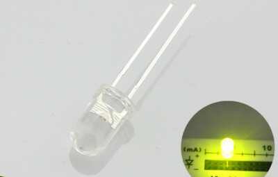 1000pcs 5mm Green LED light emitting diode Chartreuse color