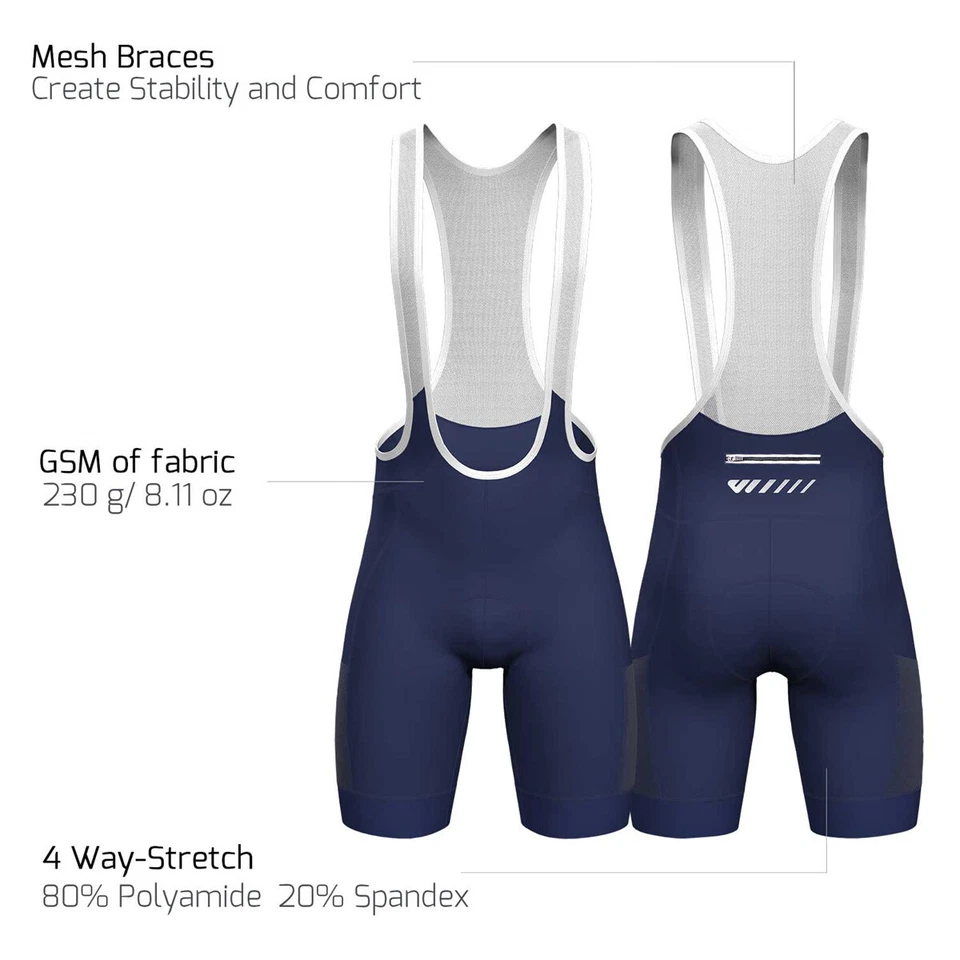 2023 Cycling Bib Shorts Womens 4D Padded Breathable Bike Biking Bib Shorts - Image 2 of 4