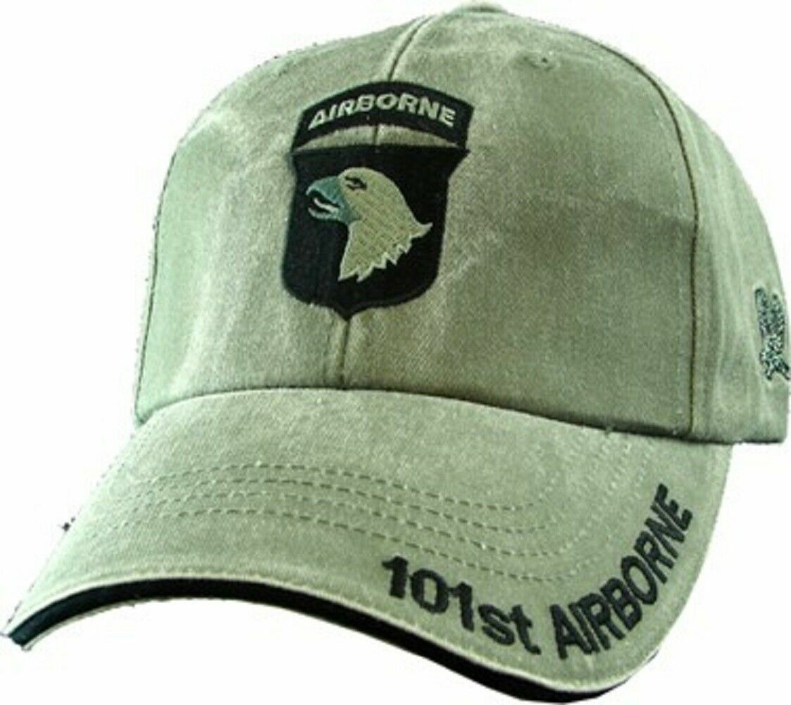 NEW U.S. Army 101st Airborne Division Baseball cap hat. OD Green. 5625