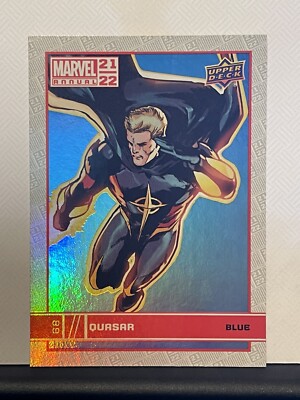 2021-2022 Marvel Annual Trading Card #68 Quasar Blue Variant