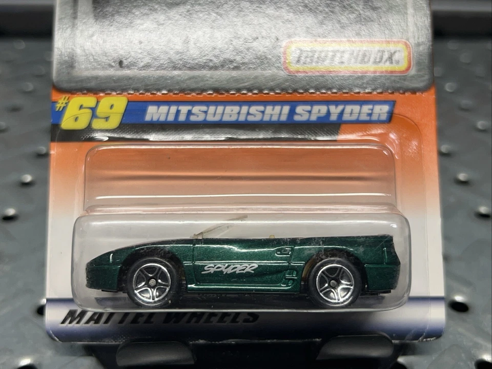 1999 Matchbox Mitsubishi Spyder Street Cruisers зеленый #69 новый нераспакованный - Изображение 2 из 4