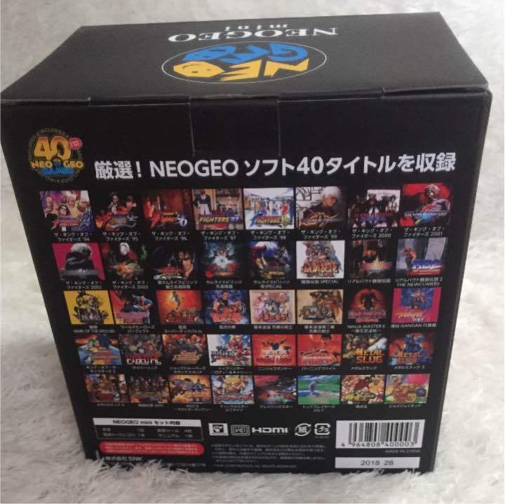 SNK NEO GEO Mini Japanese Version arcade game 40 Game titles From