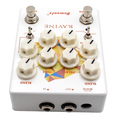 Demonfx RAVINE Reverb Delay Numerous Set Options Guitar Effect